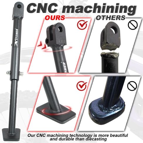 Xitomer Adjustable Kickstand Compatible with Sur Ron Light Bee S/X for Segway X160 / X260 for Talaria Sting Motorcycle Adjustable SideStand in Saudi Arabia
