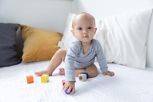 PlanToys Wooden Sensory Tumbling Baby Development Toy (5242) | Sustainably Made from Rubberwood and Non-Toxic Paints and Dyes in Saudi Arabia