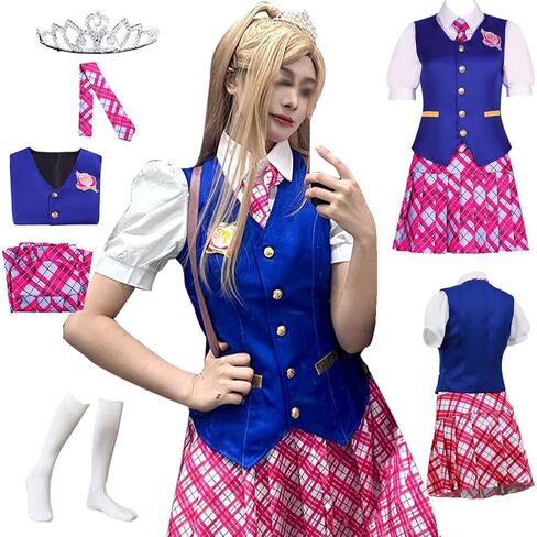 Princess Charm Sophia School Uniform Skirt Blue Outfit for Women in Saudi Arabia