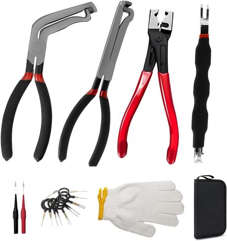 Electrical Disconnect Pliers Set, Automotive Tools Connector Clamps, Fuel Line Clip Remover Tools for Cars, Trucks Repair with Rapid Disconnector,Automotive Circuit Test Probe Adapter in Saudi Arabia