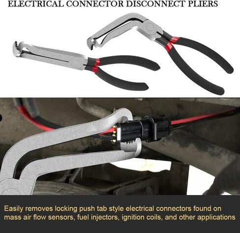 Electrical Disconnect Pliers Set, Automotive Tools Connector Clamps, Fuel Line Clip Remover Tools for Cars, Trucks Repair with Rapid Disconnector,Automotive Circuit Test Probe Adapter in Saudi Arabia