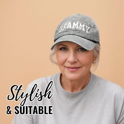 InnoBeta Grammy Gifts Cap for Grandma, Funny Adjustable Embroidered Hat Gifts for Birthday, Christmas in Saudi Arabia