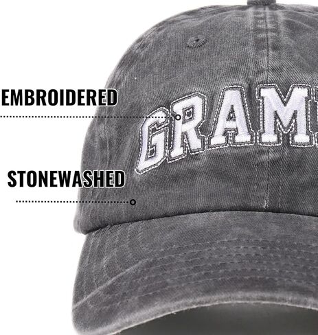 InnoBeta Grammy Gifts Cap for Grandma, Funny Adjustable Embroidered Hat Gifts for Birthday, Christmas in Saudi Arabia
