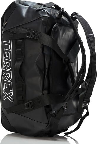حقيبة adidas Terrex RAIN.RDY Expedition Medum Duffel، أسود/أبيض، متوسط in Saudi Arabia