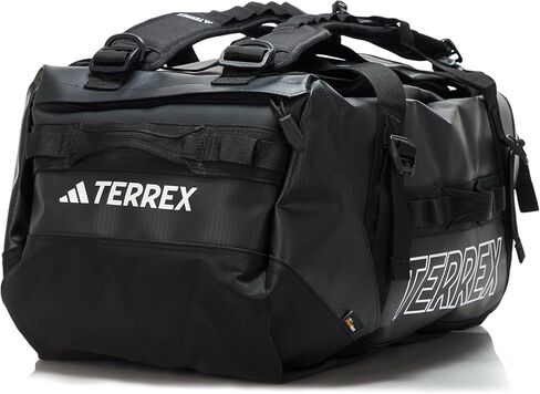 حقيبة adidas Terrex RAIN.RDY Expedition Medum Duffel، أسود/أبيض، متوسط in Saudi Arabia