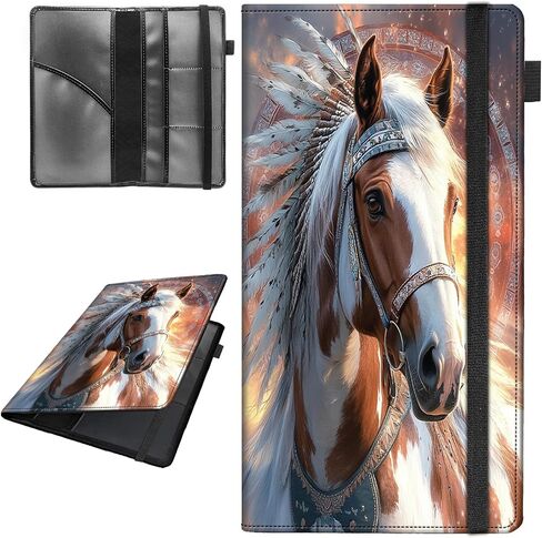 Car Registration and Insurance Holder,Leather Vehicle Glove Box Organizer Wallet for Document,Perfect for any Car,Truck,Motorcycle,Driver License,Trailer or Boat,Men & Women,Highland Cow Cattle in Saudi Arabia