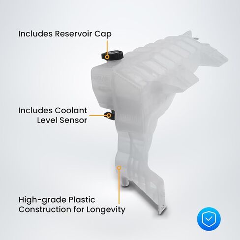 TORQUE Heavy Duty Coolant Tank Reservoir Compatible with 2013+ Peterbilt 579, Kenworth T680 T880 Accessories Parts Semi Trucks Replaces Paccar CP237001 DR104002 DR104004 (TR610-PCT) in Saudi Arabia
