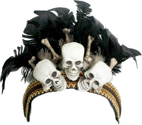 Rubies Adult Voodoo Headpiece Costume Headwear for Themed Parties and Halloween in Saudi Arabia