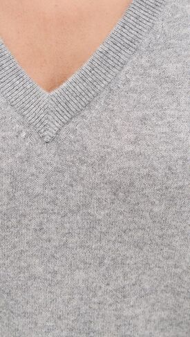 White & Warren Women's Cashmere V Neck Pullover in Saudi Arabia