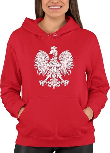 كنزة بقلنسوة للرجال والنساء من Go All Out Polska Eagle Polish Pride بولندا in Saudi Arabia
