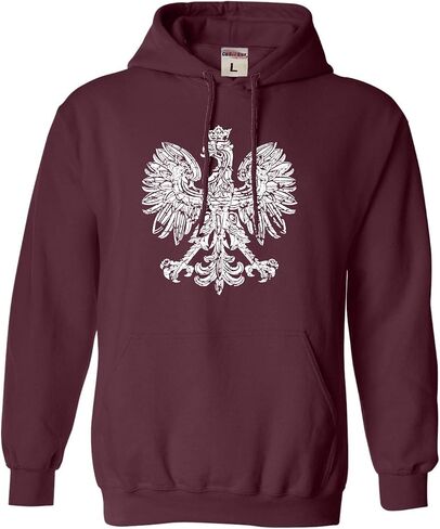 كنزة بقلنسوة للرجال والنساء من Go All Out Polska Eagle Polish Pride بولندا in Saudi Arabia