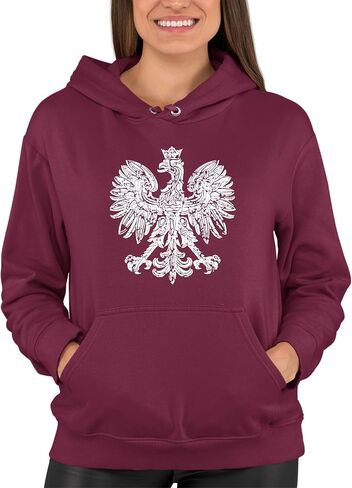 كنزة بقلنسوة للرجال والنساء من Go All Out Polska Eagle Polish Pride بولندا in Saudi Arabia