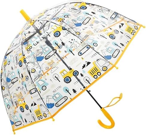 Clear Bubble Umbrella - Transparent Dome Canopy See Through for Walking Safety - Safe with Pinch - Windproof Closure - Easy-Grip Hook Handle- Auto Open- Lightweight Umbrella in Saudi Arabia
