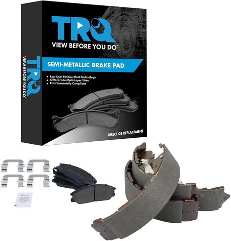 TRQ Front Brake Pads Semi Metallic Compatible with 2002-2004 Kia Sedona in Saudi Arabia