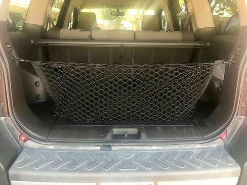 Rear Trunk Organizer Cargo Net for Nissan Xterra 2000-2015 – Envelope Style Cargo Net for SUV - Premium Mesh Elastic Car Trunk Organizer Vehicle Carrier Storage–Compatible with Xterra in Saudi Arabia