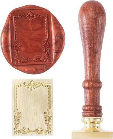 Rose Wax Seal Stamp Kit Vintage Brass Sealing Wax Stamps Set Sealing Wax Stamp Heads for Wedding Invitations Cards Envelopes Gift Packing in Kuwait