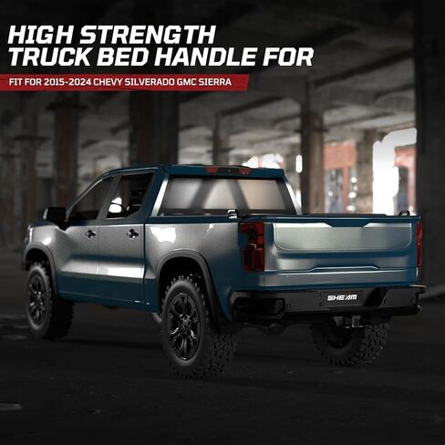Heavy Duty Pickup Truck Bed Handle Compatible with 2015-2024 Chevy Silverado & GMC Sierra, Tailgate Assist and Cargo Tie Downs, Tailgate Handle Accessories, 1pcs for Driver Side in Kuwait