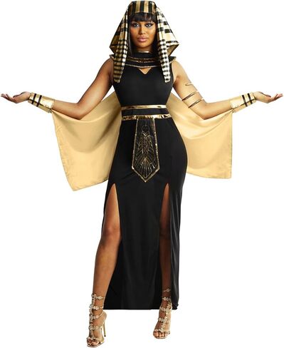 Morph Cleopatra Costume Women, Egyptian costume womens, Egyptian Goddess Costumes, Halloween Costumes For Women Adult in Saudi Arabia