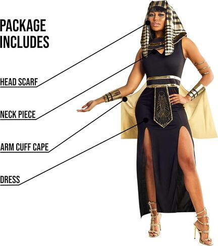 Morph Cleopatra Costume Women, Egyptian costume womens, Egyptian Goddess Costumes, Halloween Costumes For Women Adult in Saudi Arabia