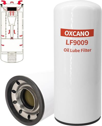LF9009 Oil Lube Filter Compatible with ISC 8.3L ISL/QSL 9.0L ISM N14 M11 NTA 855 Diesel Engines Replaces 3401544 FTECXLF7000 LF3000 in Saudi Arabia