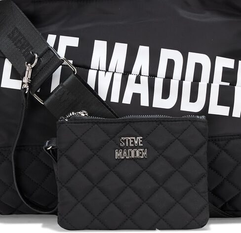 Steve Madden BSASHA Weekender Set, Black in Saudi Arabia