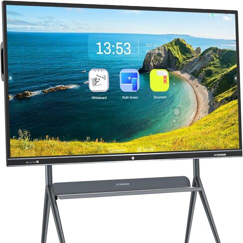 Smart Board Collaboration Hub, JYXOIHUB 65 Inch 4K Digital Electronic Whiteboard Built in Dual System and 20MP Camera for Classroom and Business, Interactive Whiteboard with Video Conference System in Saudi Arabia