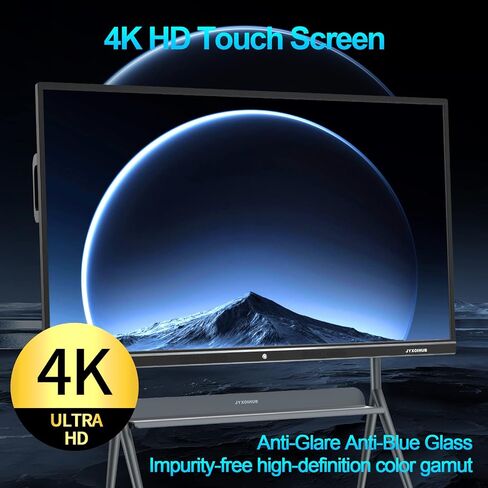Smart Board Collaboration Hub, JYXOIHUB 65 Inch 4K Digital Electronic Whiteboard Built in Dual System and 20MP Camera for Classroom and Business, Interactive Whiteboard with Video Conference System in Saudi Arabia