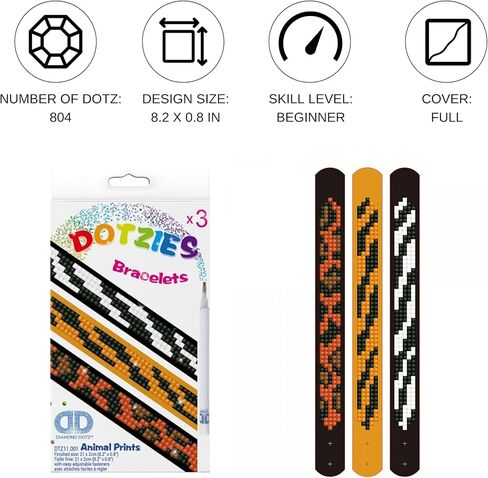 DIAMOND DOTZ Waves Diamond Painting Kits for Adults - Diamond Art Kits a Relaxing Creative Craft Kit with Dotz Gems in Kuwait