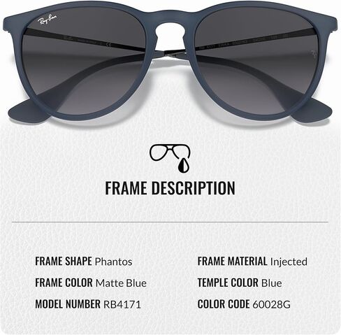Ray-Ban RB4171 ERIKA COLOR MIX Phantos Shaped Sunglasses for Men & Women with Official RAYBAN Eyewear Kit in Saudi Arabia
