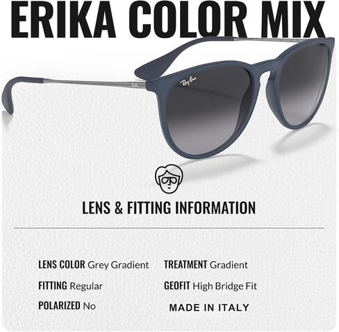 Ray-Ban RB4171 ERIKA COLOR MIX Phantos Shaped Sunglasses for Men & Women with Official RAYBAN Eyewear Kit in Saudi Arabia