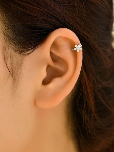Ear Cuffs for Women Non Piercing Clip on Cartilage Earrings Trendy Jewelry Gift for Everyday or Parties in Saudi Arabia