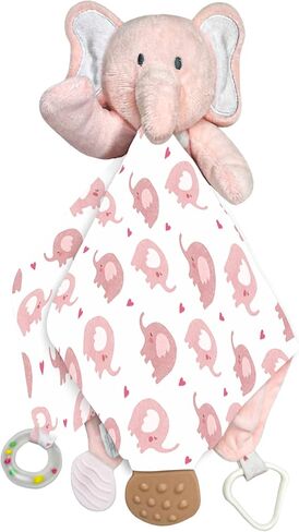 بطانية أمان حديثة للأطفال من Loveys للأطفال على شكل زرافة محشوة ببطانية عضاضة لعبة فائقة النعومة in Kuwait