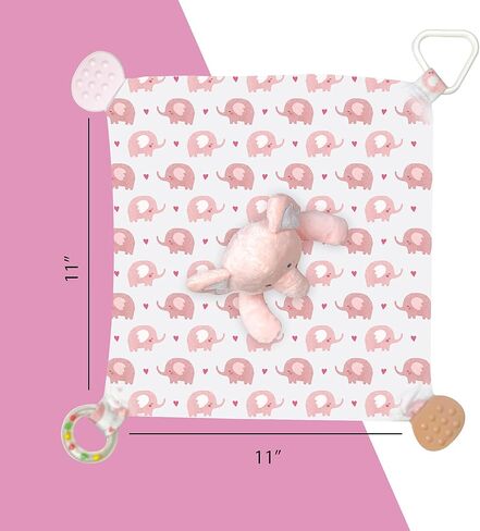 بطانية أمان حديثة للأطفال من Loveys للأطفال على شكل زرافة محشوة ببطانية عضاضة لعبة فائقة النعومة in Kuwait