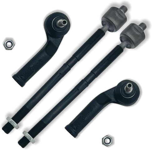 EV800898 ES800954 ES800955 4PCS Front Outer Inner Tie Rod End Link Compatible with for Ford 2013 2014 2015 2016 2017 2018 C-Max/Escape, 14-18 Transit Connect, 2012-18 Focus in Saudi Arabia