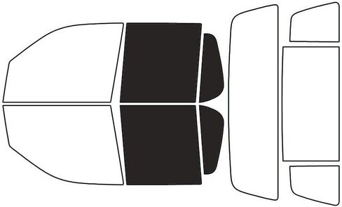 Rvinyl Window Tint Kit Compatible with Ford Explorer Sport Trac 2007-2010 - Complete Precut Kit - 20% in Saudi Arabia
