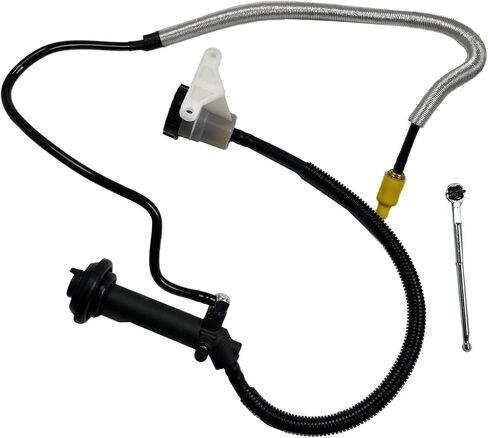 Clutch Master Cylinder and Slave Line Assembly compatible with 1997-2008 F-150 F-250 4.2L 4.6L Heritage FX2 STX XL XLT XTR STX Flotillera Lariat in Saudi Arabia