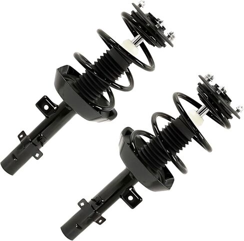 محور ديترويت - 2.4 لتر دعامات Sway Bars لسيارة Honda Accord 2013-2017، صدمات أمامية وخلفية 4 دعامات مع مجموعة وصلات قضيب Sway Spring 4 2014 2015 2016 in Saudi Arabia