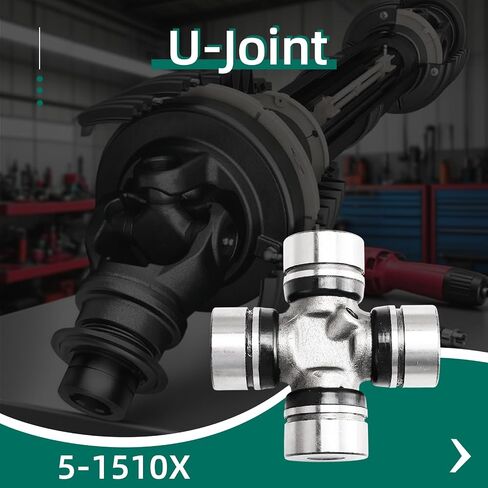Lower Driveshaft Flange Yoke 37315-35040+Universal Joint U-Joint Precision 5-1510X,for Toyota 4Runne/Celica/Land Cruiser/Pickup/Previa/Supra/T100/Tacoma/Tundra,OE#37315-35040 5-1510X in Saudi Arabia