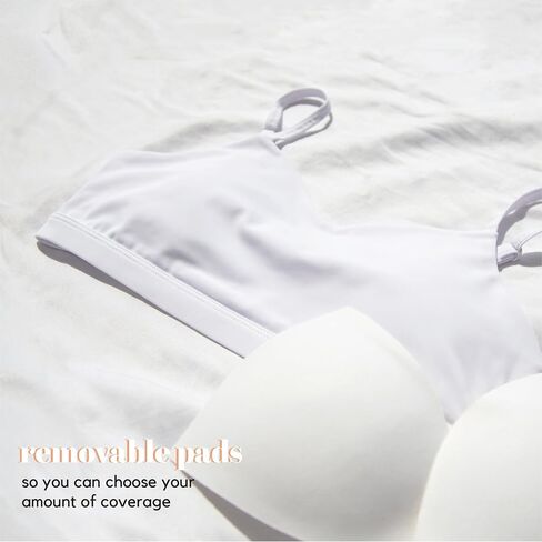 Training Bra | Starter Teen Bra For Pre-Teen Girls | White Bralette | Breathable Fabric | Adjustable Straps & Cups in Saudi Arabia
