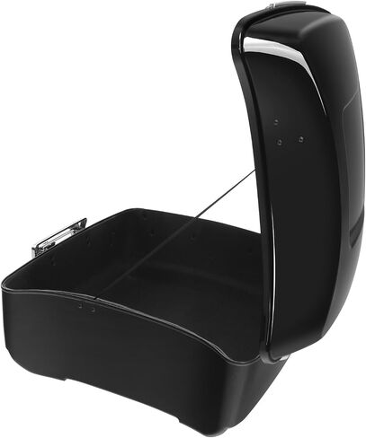 SLMOTO Gloss Black King Tour Trunk & Wrap حول مسند الظهر مناسب لنماذج Harley Touring Electra Glide Street Glide Road Glide Road King 2014-2025 Touring in Saudi Arabia