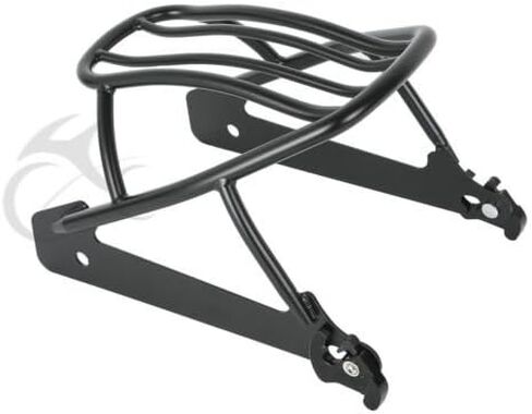 TCMT Black Solo Luggage Rack Fits For Harley Dyna Street Bob Super Glide 06-17 Replace 52796-09 in Saudi Arabia