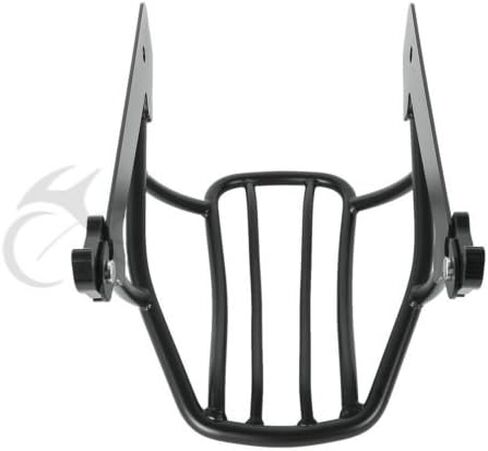 TCMT Black Solo Luggage Rack Fits For Harley Dyna Street Bob Super Glide 06-17 Replace 52796-09 in Saudi Arabia