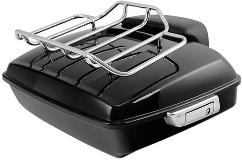 TCMT Chopped Motorcycle Trunk Box Backrest Luggage Rack 2 Up Mounting Rack Base Plate Fit For Harley 2014-2025 Touring CVO Road King Road Glide Street Glide Electra Glide Pack in Saudi Arabia