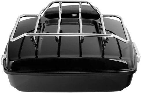 TCMT Chopped Motorcycle Trunk Box Backrest Luggage Rack 2 Up Mounting Rack Base Plate Fit For Harley 2014-2025 Touring CVO Road King Road Glide Street Glide Electra Glide Pack in Saudi Arabia