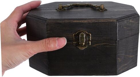 Cabilock Decorative Storage Box for Keepsakes Jewelry Snacks Solid Organizer with Unique Grain Patterns for Vintage Home Decor in Saudi Arabia