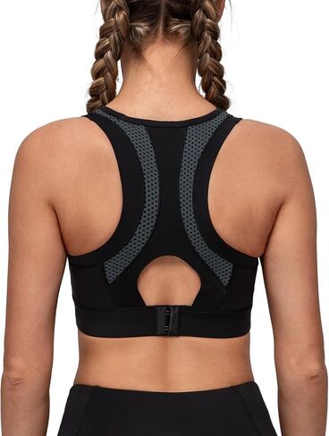 Yvette Racerback Sports Bras for Women High Support Running Supportive Sports Bra with Sewn in Pads in Saudi Arabia