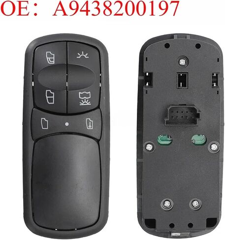 Power Window Switch A9438200197 A9438200097 Control Glass Lifter Button 1Pcs(A9438200197) in Saudi Arabia
