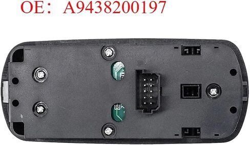 Power Window Switch A9438200197 A9438200097 Control Glass Lifter Button 1Pcs(A9438200197) in Saudi Arabia