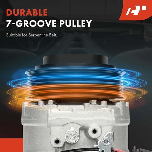 A-Premium Air Conditioner AC Compressor with Clutch Compatible with Mercedes-Benz X166 Series GL350, GL450, 2015, 3.0L in Saudi Arabia