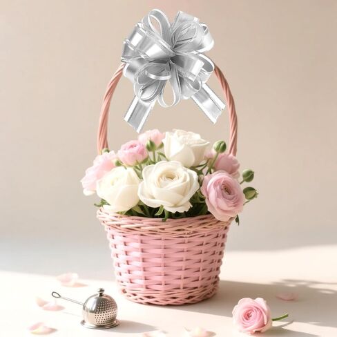 20 Pcs Gold Bows for Gifts Wrapping,8 Inches Matte Metallic Color Big Bow for Present,Large Pull Bows for Birthday Gift Wrapping Baskets Wedding,Flower Christmas Decorations in Saudi Arabia